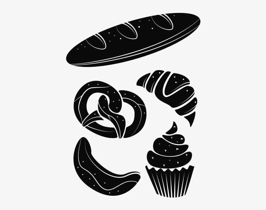 Monochrome - Bread And Pastry Logo Png, Transparent Png