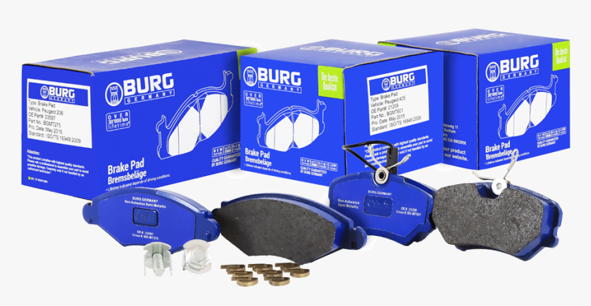 Transparent Brake Pads Png - Burg Brake Pad, Png Download
