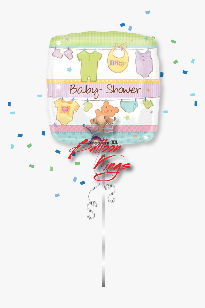Baby Shower Cuddly Clothesline - 1st Birthday Balloon Png, Transparent Png