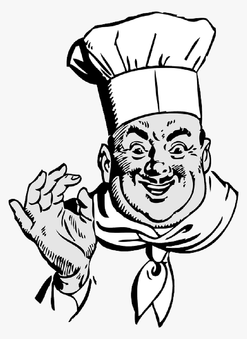 Toque People Happy Lady - Italian Chef Kiss Cartoon, HD Png Download