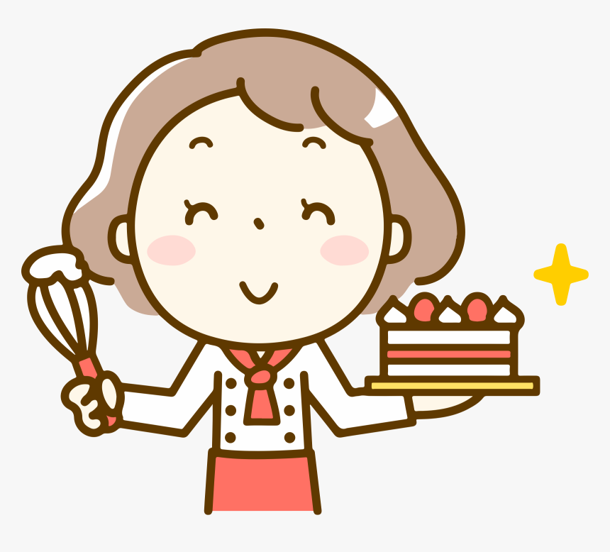 Pastry Chef Clip Art Png Transparent Png , Png Download - Transparent Background Clipart Logo Chef, Png Download
