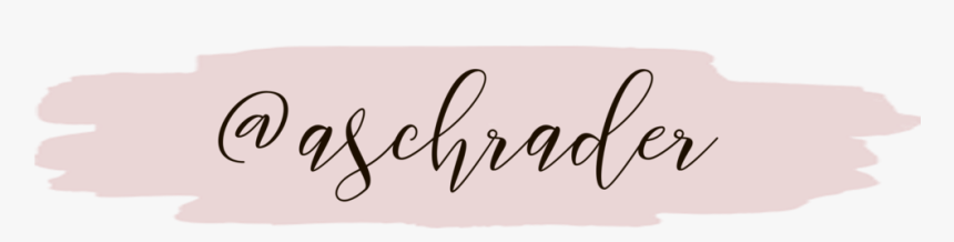 Aschrader Insta - Calligraphy, HD Png Download