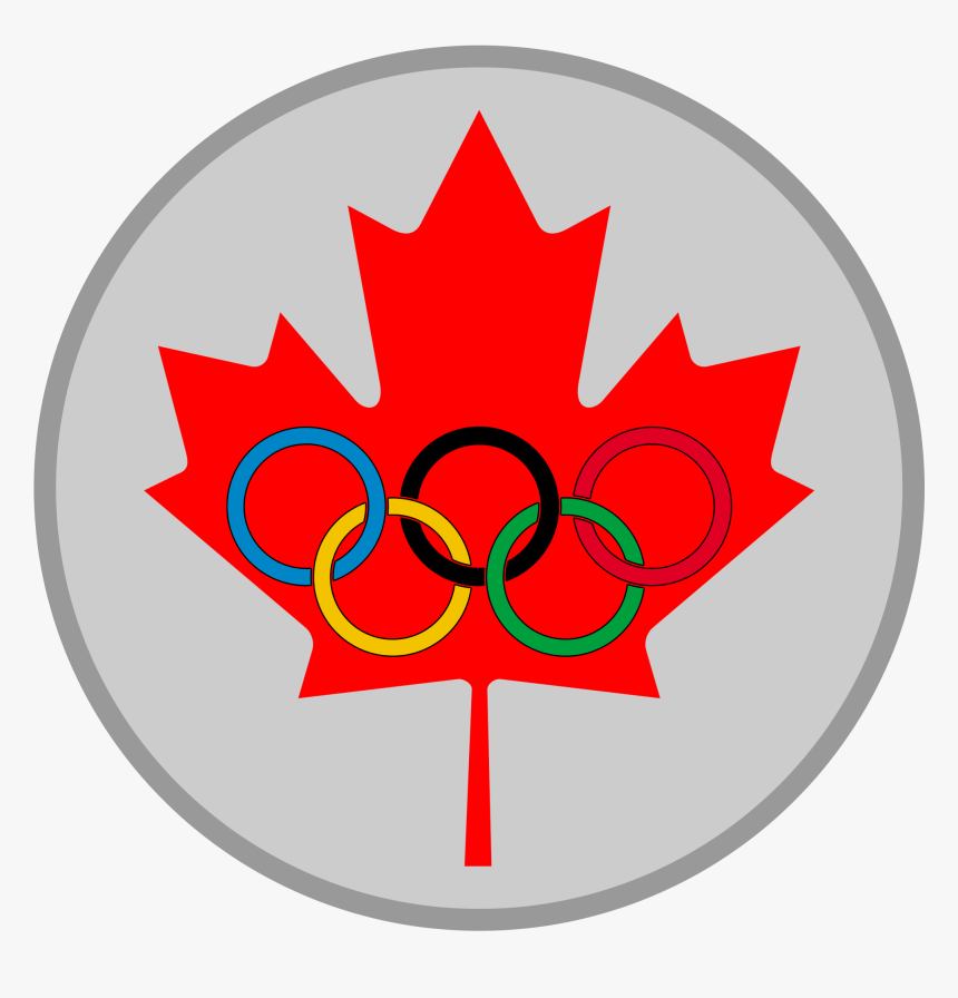 Maple Leaf Olympic Silver Medal - Small Canada Flag Icon, HD Png Download