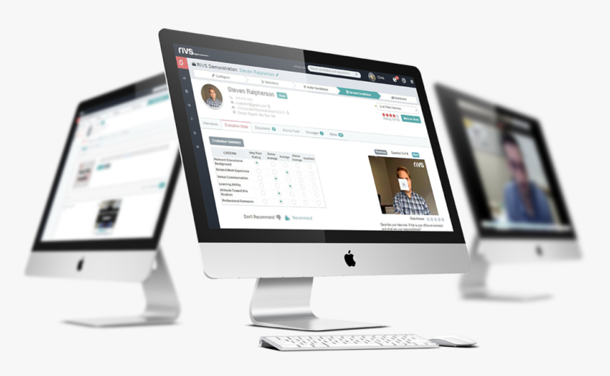 On-demand Video Interviewing - Video Editing Mockup, HD Png Download