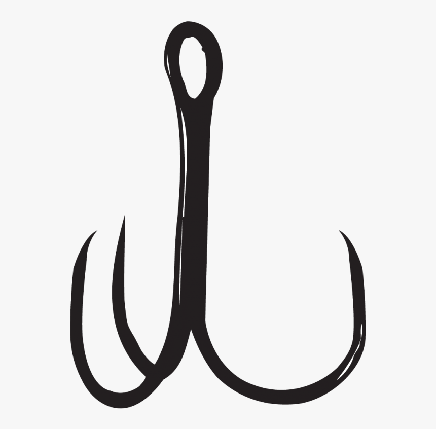 Treble Hooks Line Art, HD Png Download