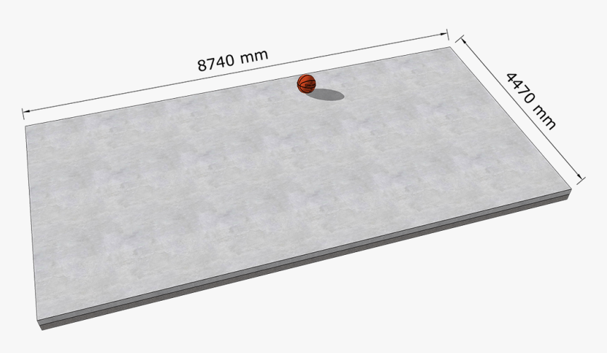 Transparent Basketball Court Lines Png - Floor, Png Download