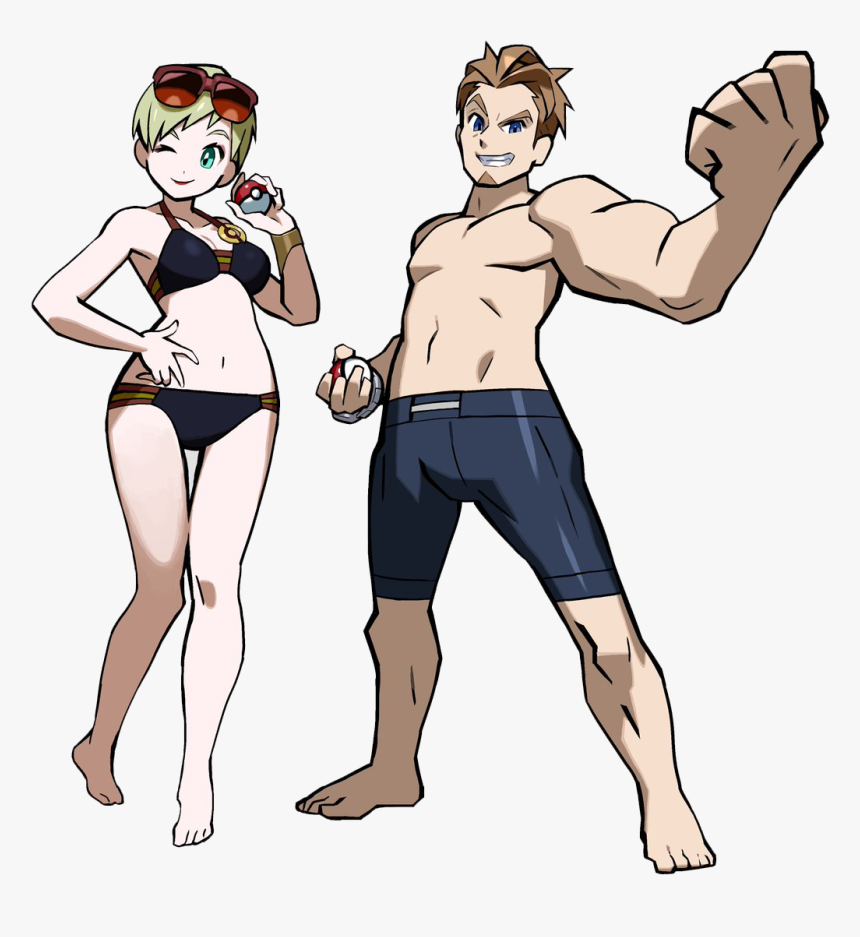 Sm Swimmers Tokiya - Pokemon Sun Moon Swimmer, HD Png Download