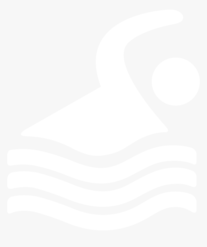 Transparent Swimmer Png - Swim Icon Png White, Png Download ...