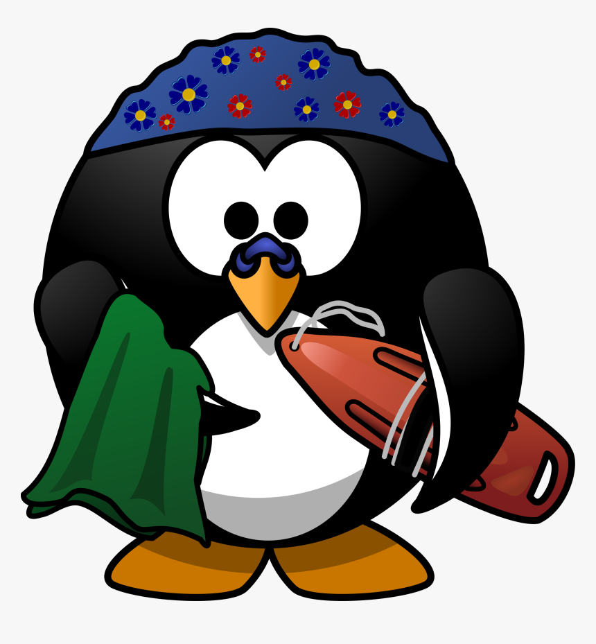 Swimmer Penguin - Penguin Swimming Clipart, HD Png Download