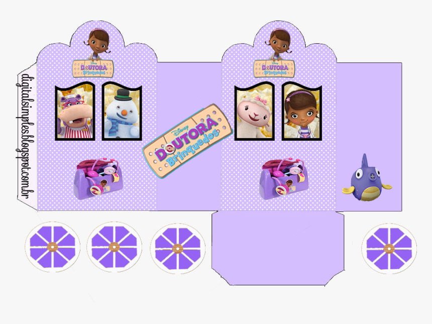 Princess Carriage Shaped Free Printable Boxes - Doctora Juguetes, HD Png Download