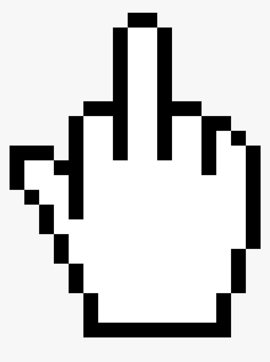 Amusing Middle Finger Clip Art Medium Size - Hand Cursor Transparent Background, HD Png Download