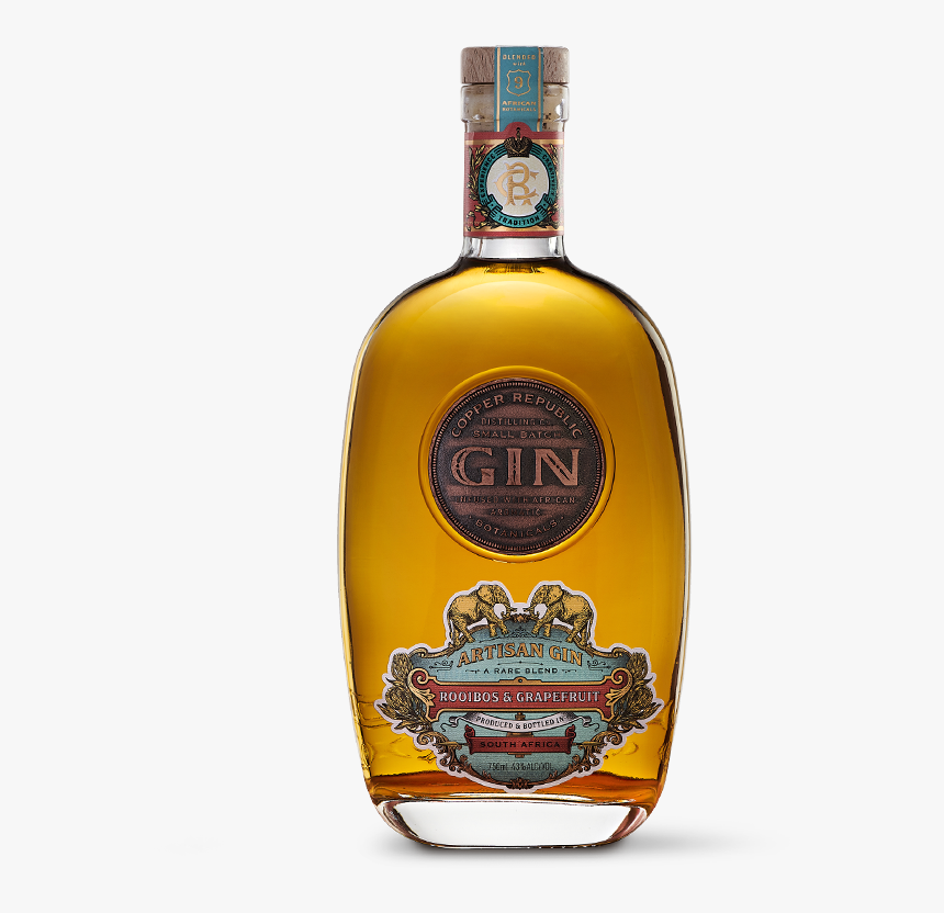 Rooibos & Grapefruit Bottle - Copper Republic Gin, HD Png Download