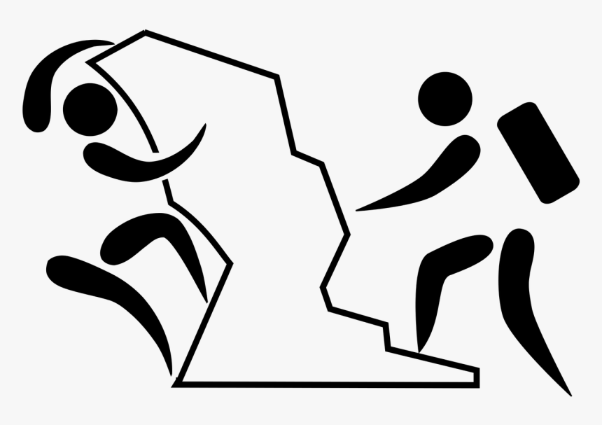 Olympic Pictogram Mounaineering And Climbing - Sport Climbing Logo Olympic, HD Png Download