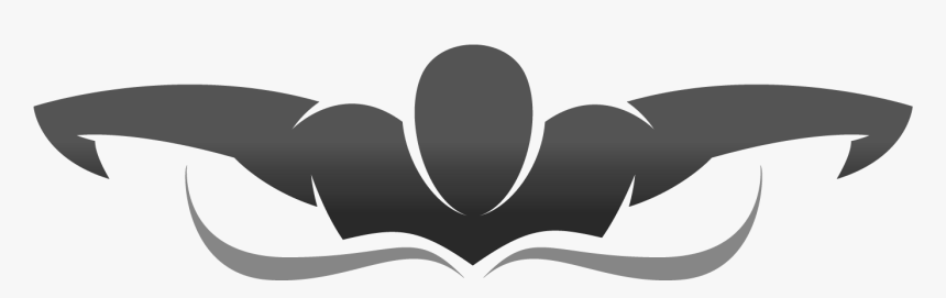 Clip Art Swimmer Butterfly - Transparent Butterfly Swimming Clipart, HD Png Download