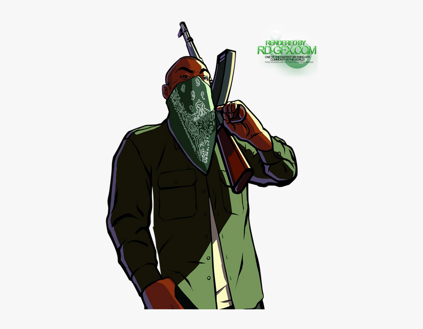 Gta Sa Outlaw, Игра, Game, Гангстер, Shoot, Стрелять, - Gta San Andreas Png, Transparent Png