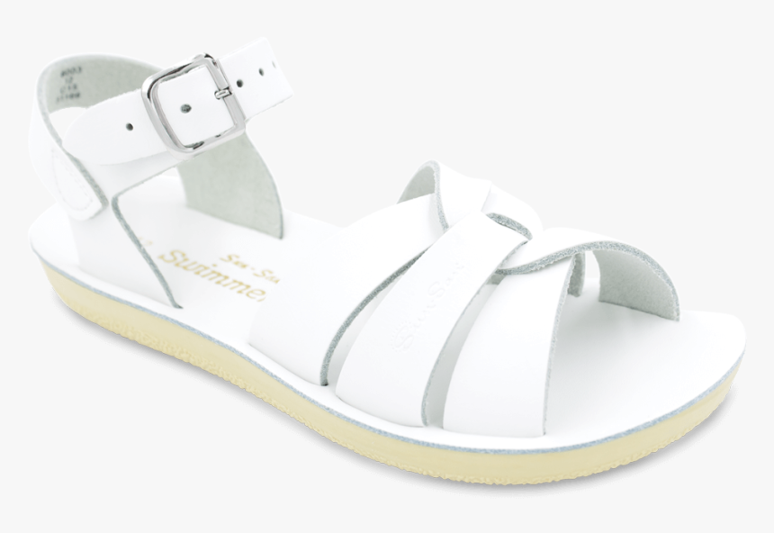 Little Kid Sized Swimmer Sandal In White Color - Sandal, HD Png Download