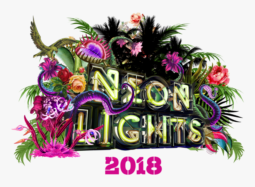 Neon Lights Festival Singapore 2018, HD Png Download