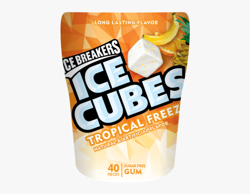 Ice Breakers Ice Cubes Tropical Freeze - Caffeinated Drink, HD Png Download