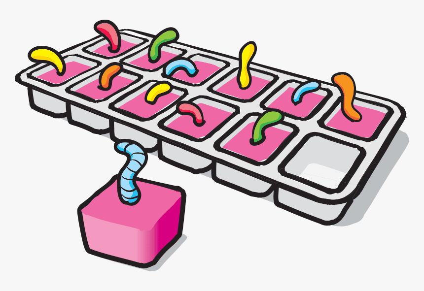 Sour Worm Ice Cubes, HD Png Download