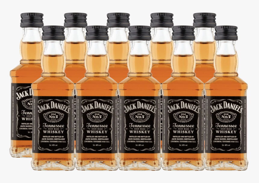 Jack Daniels Tennessee Whiskey 40% Vol 10 X - Jack Daniels Mini, HD Png Download
