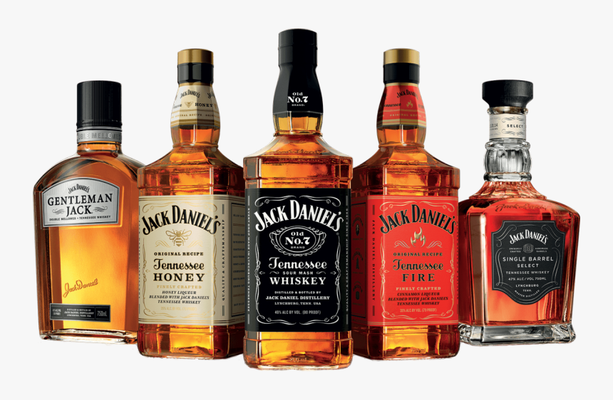 Jack Daniels Whiskey Types, HD Png Download