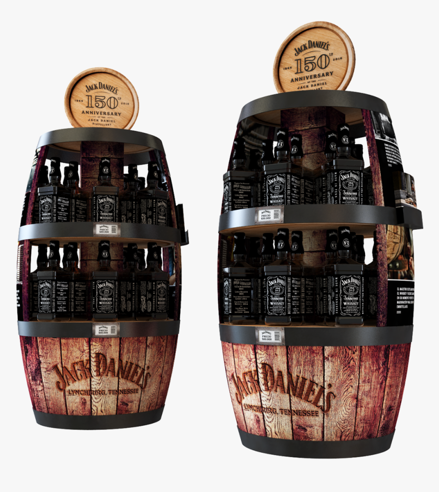 Muebles Exhibidores Jack Daniels, HD Png Download