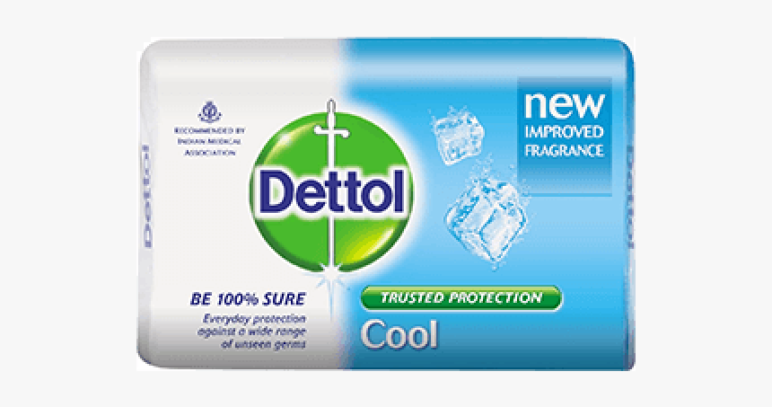 Soap Transparent Bathing - Dettol Cool Soap 125g, HD Png Download
