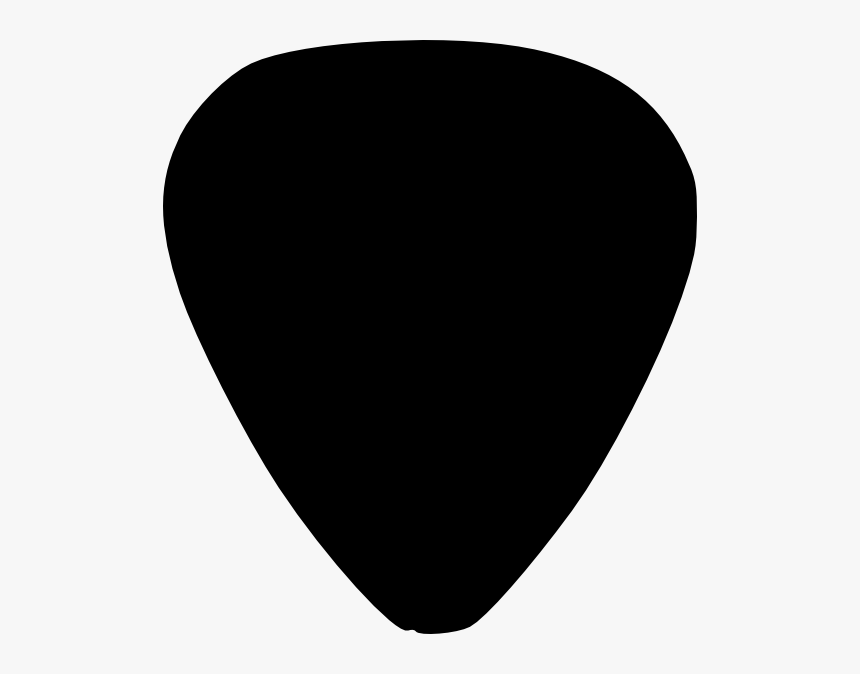 Silhouette Clipart Guitar - Plectrum Png, Transparent Png