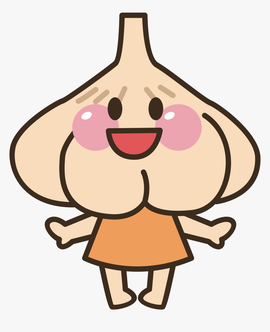 Transparent Garlic Clipart - Garlic With Face Png, Png Download