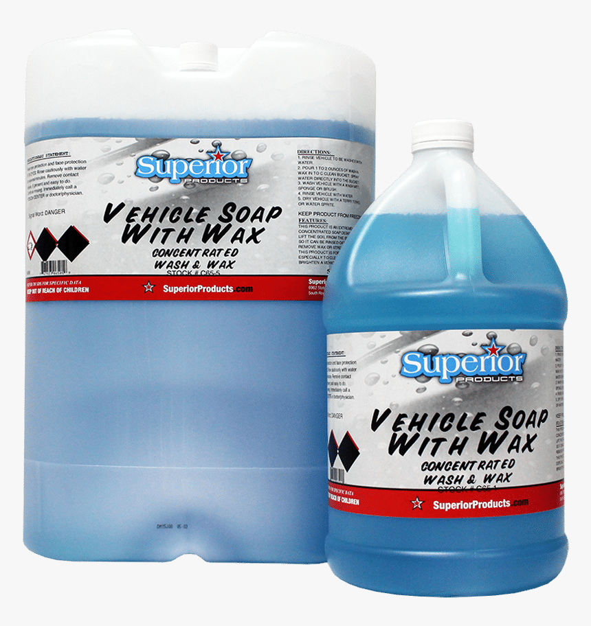 Vehicle Soap With Wax - Car Soap With Wax 5 Gallon, HD Png Download