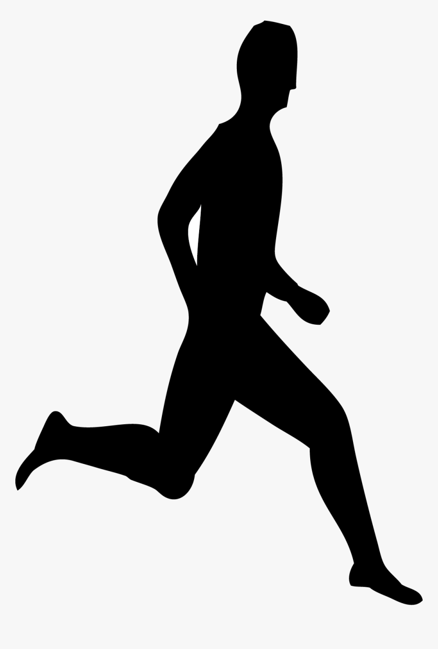 Бегущий Силуэт Пнг, HD Png Download