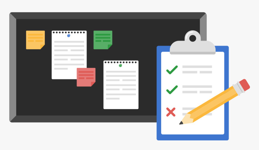 User Research Cork Board With Post-it Notes And Paper - Evallutinn Digital Collection User Interface, HD Png Download