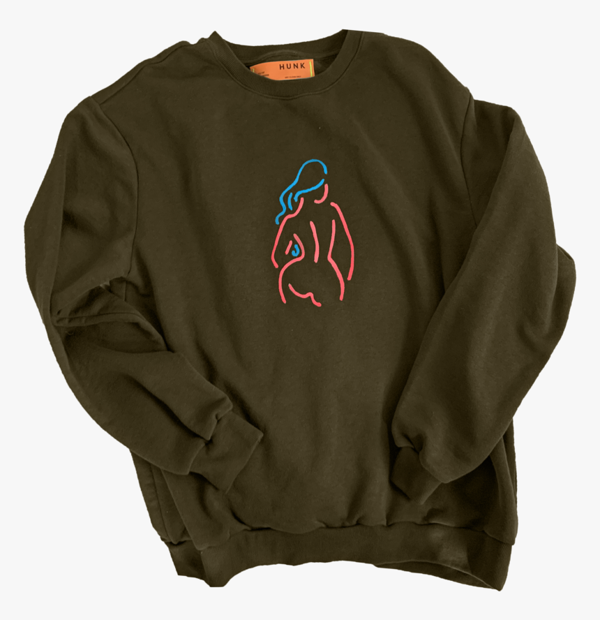 Lady Crew Flat Copy - Sweater, HD Png Download
