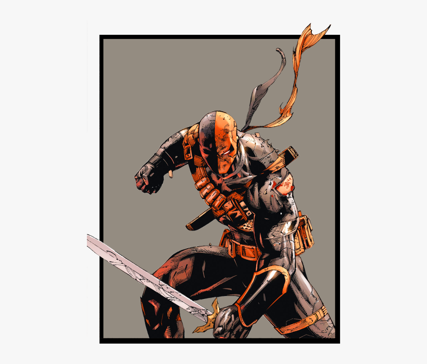Deathstroke Comic Art, HD Png Download
