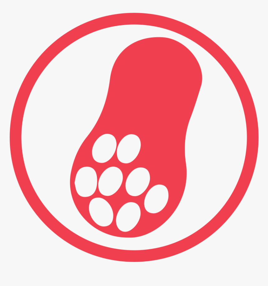 Peanut Allergy Red Icon Food Allergen Peanuts Icon, HD Png Download