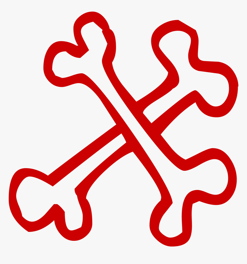 Red X Bone - Art, HD Png Download