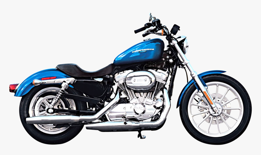Harley Davidson Blue - 2007 Harley Davidson Sportster 883 Low, HD Png Download