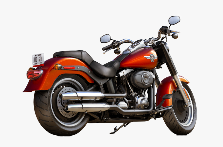 Harley Davidson Fat Bob Png Image Background - Sanjay Dutt Harley Davidson, Transparent Png