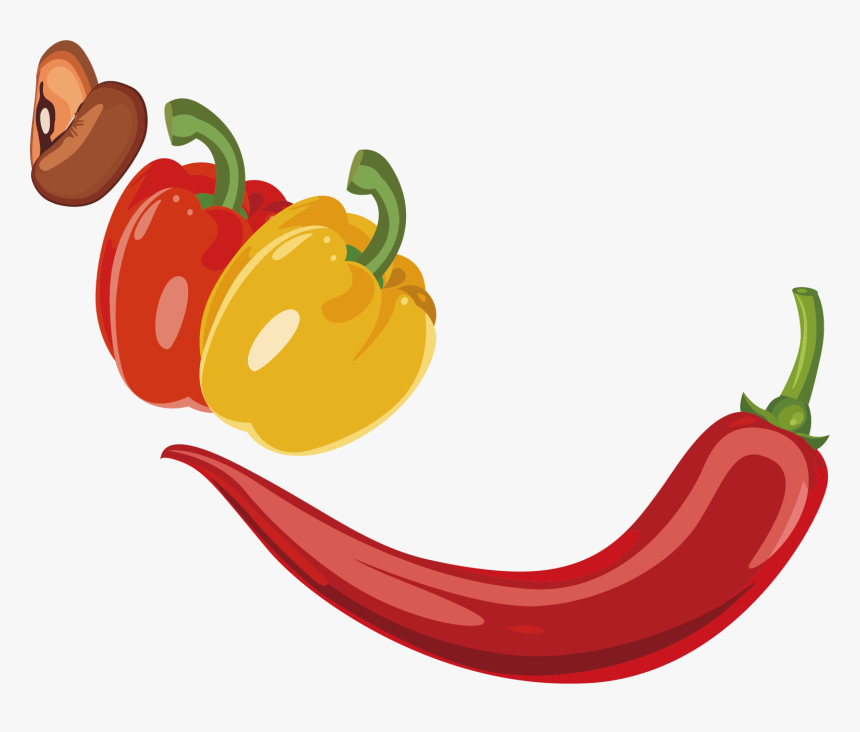 Chili Pepper Bell Pepper Vegetable - Imagenes De Chiles Png, Transparent Png
