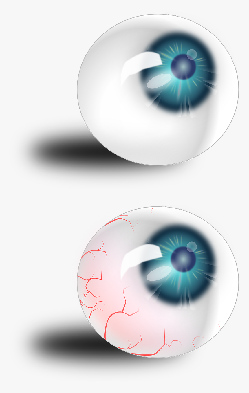 Bloodshot Eye Ball Png, Transparent Png