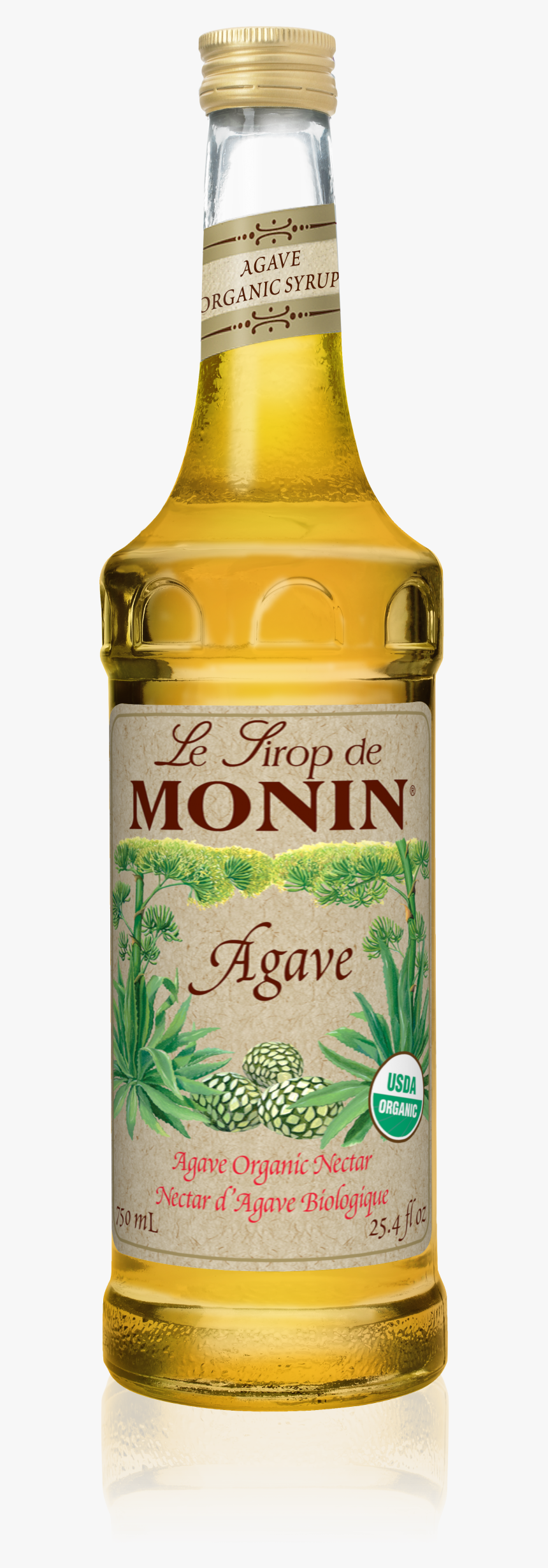 Agave Organic Nectar - Monin Maple Spice Syrup, HD Png Download