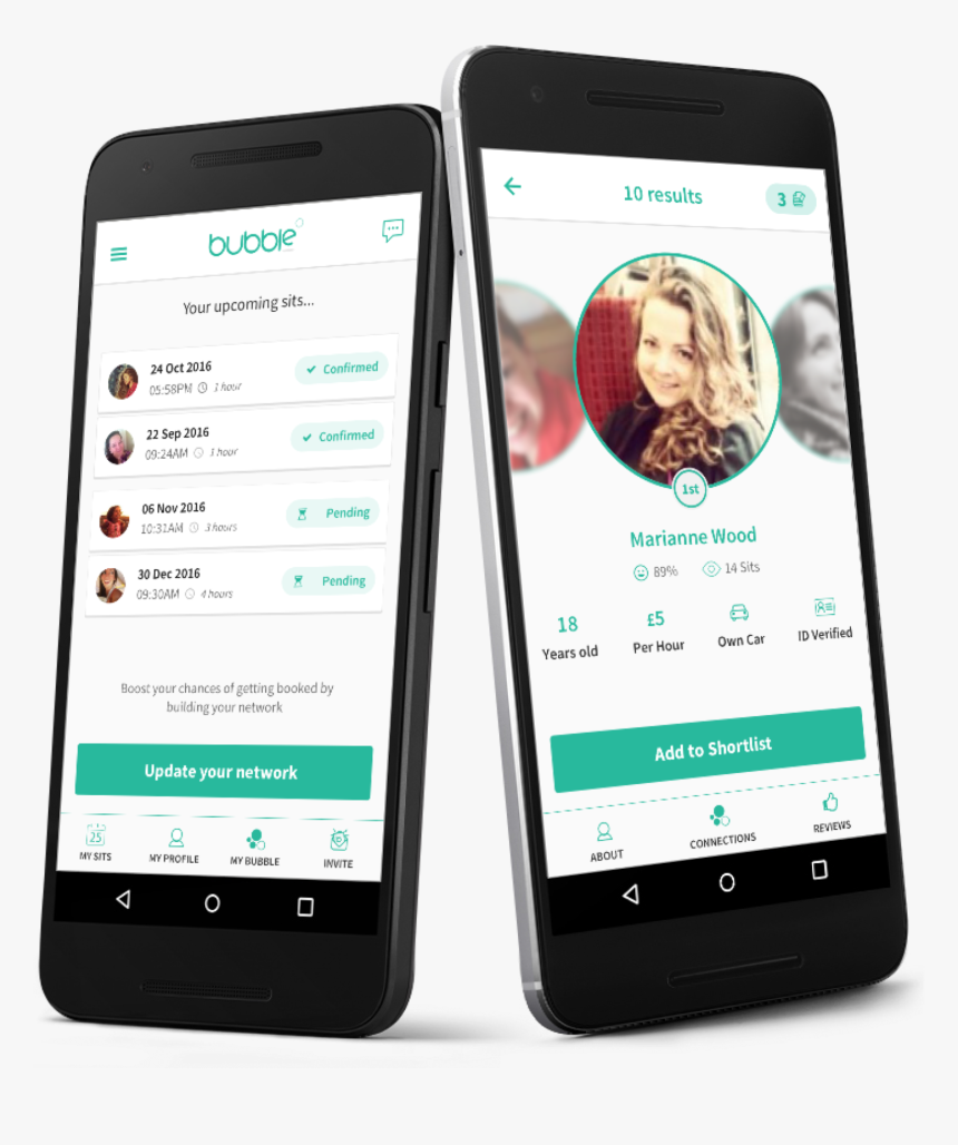 Bubble Babysitting App, HD Png Download
