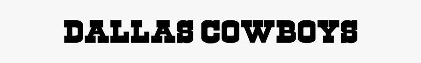 Dallas Cowboys Logo Name, HD Png Download