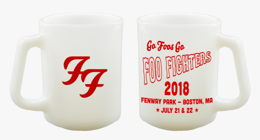 Milk Glass Mug - Foo Fighters, HD Png Download