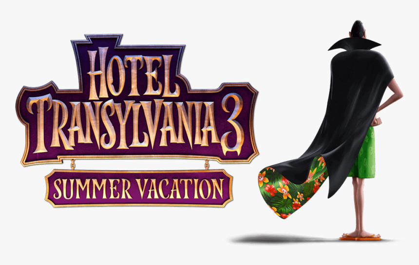 Hotel Transylvania 3 Movie Name And Dracula Standing - Hotel Transylvania 3 Png, Transparent Png