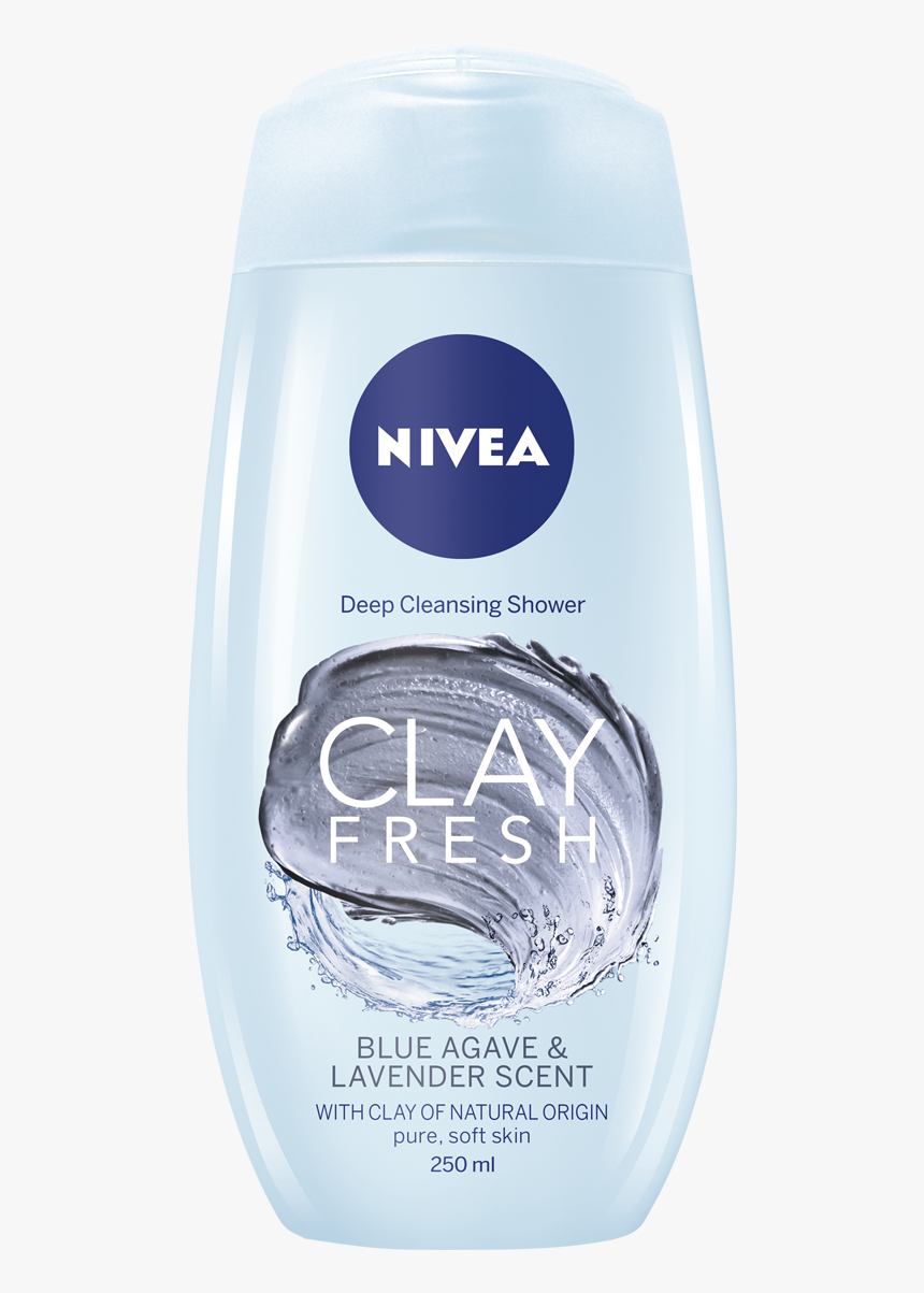 Nivea Clay Fresh Ginger & Basil Shower Gel, HD Png Download