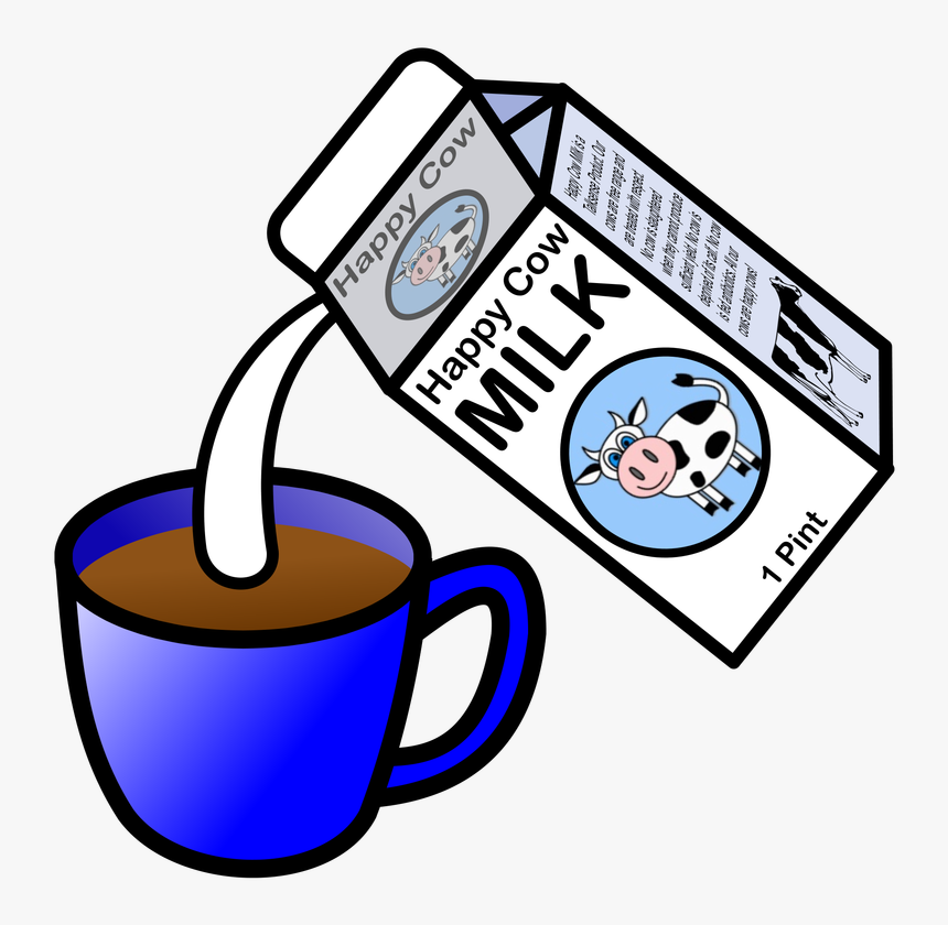 Tea And Milk Clipart, HD Png Download
