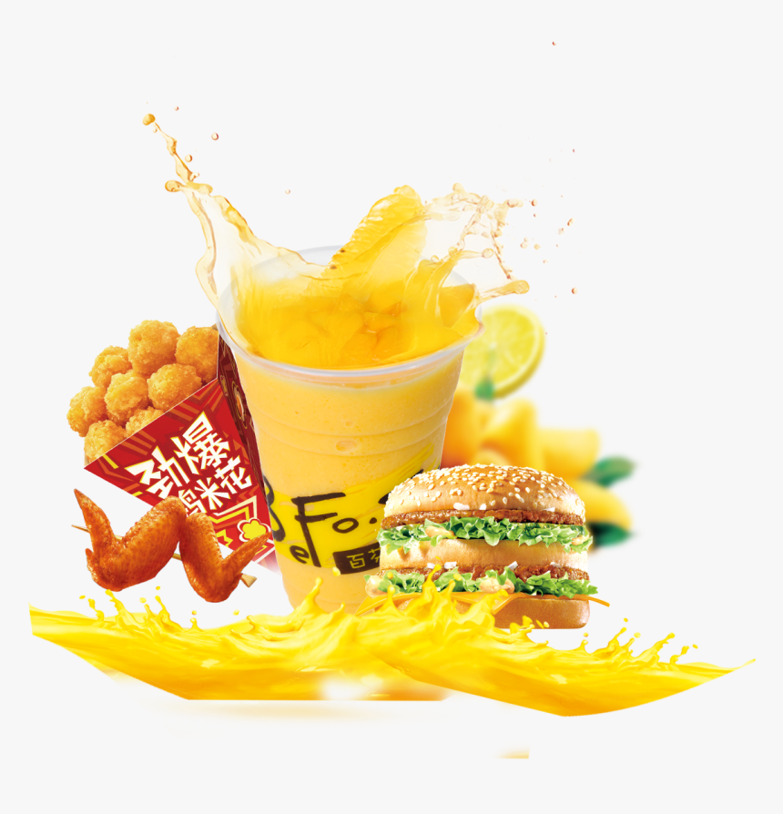 Juice Png Transparent Photo - Transparent Chicken Popcorn Png, Png Download