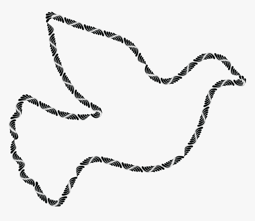Trendy Peace Dove Clip Arts - Clip Art Dove, HD Png Download