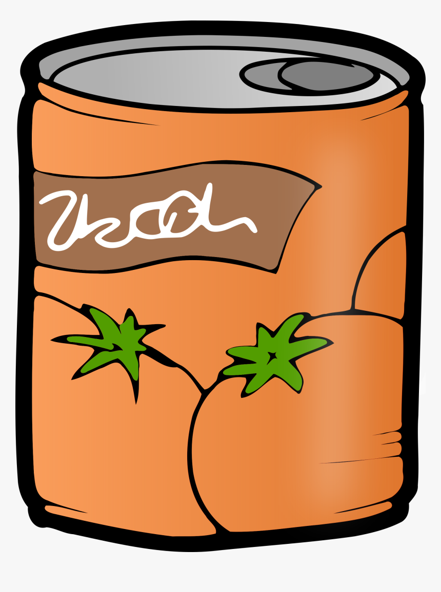 Can Of Orange Juice Clip Arts - Food Can Clip Art, HD Png Download
